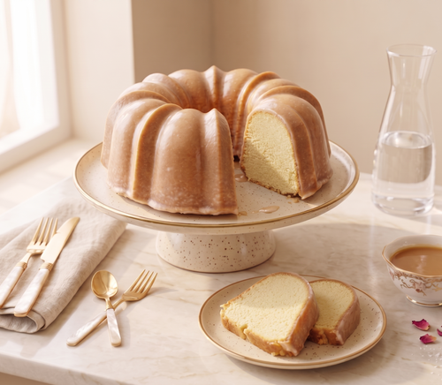 Large Lemon Glazed Bundt