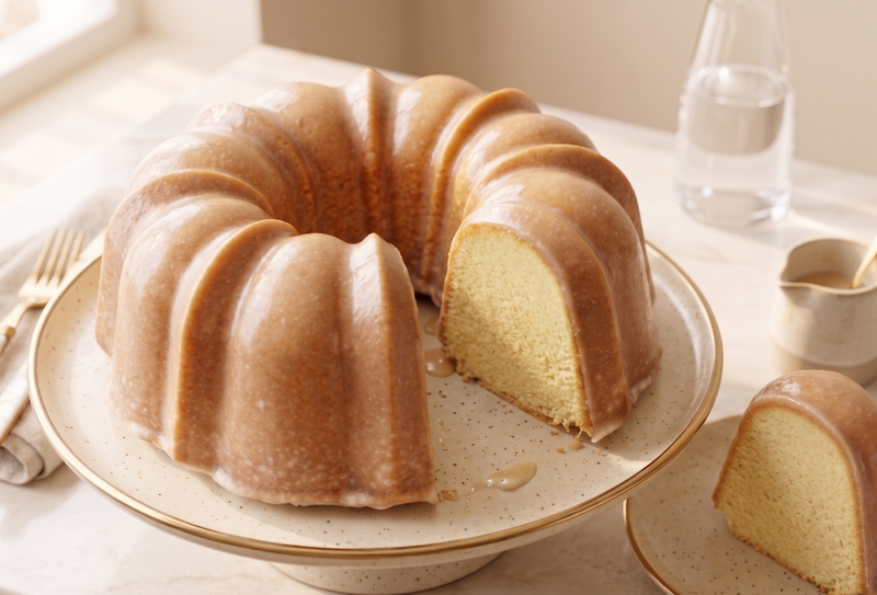 Large Lemon Glazed Bundt